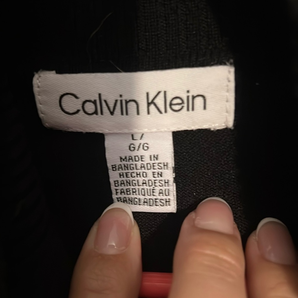 Black Calvin Klein Turtle Neck Sweater